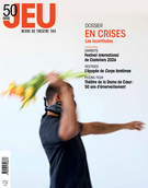 Cover for issue 'En crises' of the journal 'Jeu'