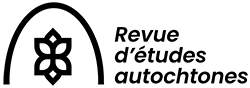 Logo for Revue d’études autochtones
