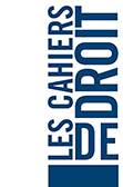 Logo for Les Cahiers de droit