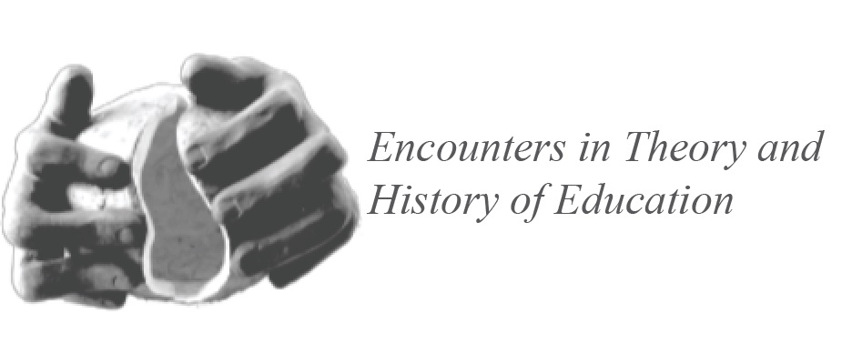 Logo for Encounters in Theory and History of Education / Rencontres en Théorie et Histoire de l'Éducation / Encuentros en Teoría e Historia de la Educación