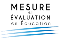 Logo for Mesure et évaluation en éducation